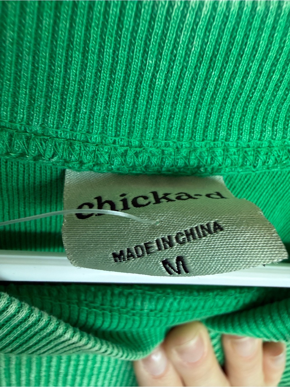 Seaside Green Corded Crewneck Sweater - Picture 2 of 4
